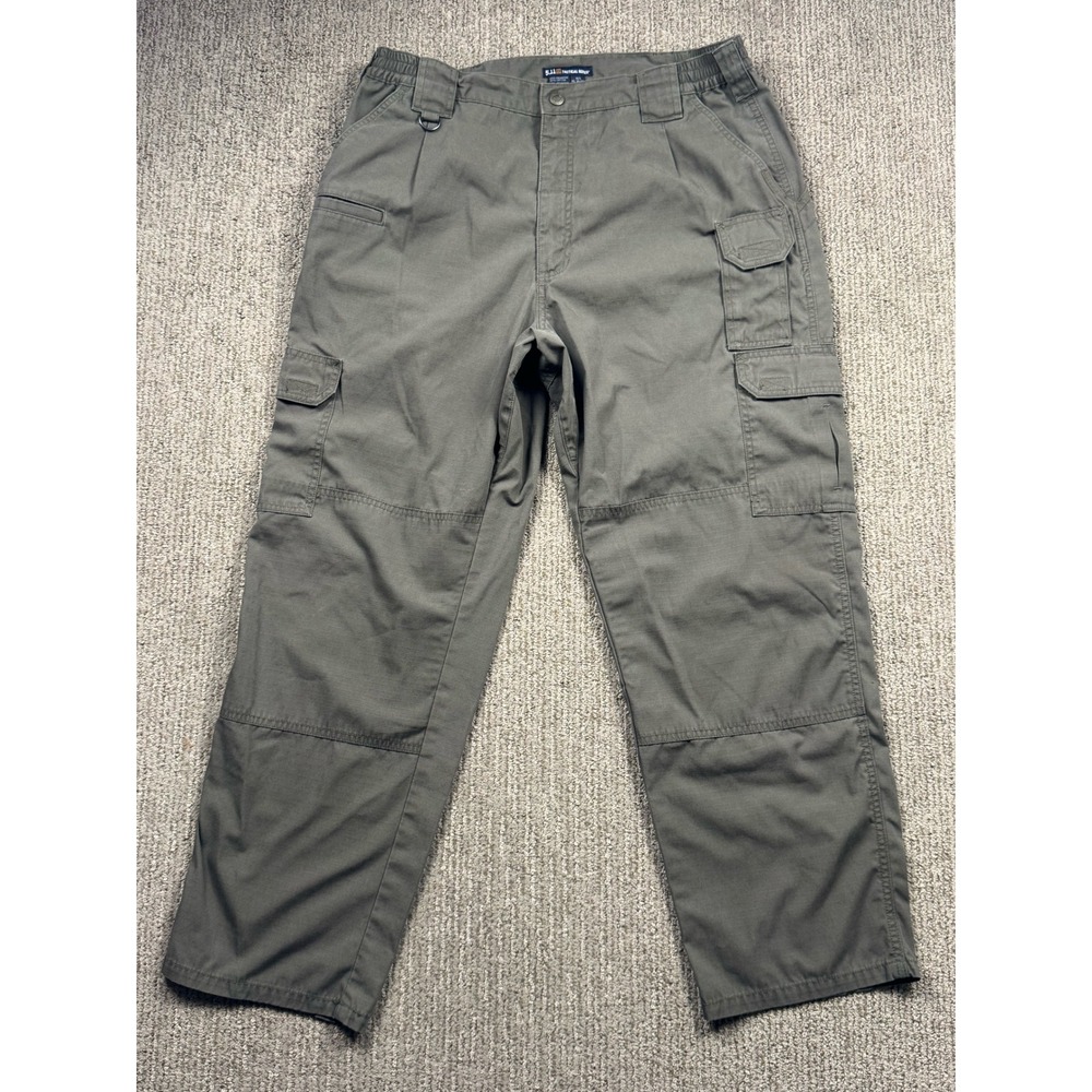 5.11 Tactical Taclite Pro Ripstop Cargo Pants Mens 36x30 Olive Green